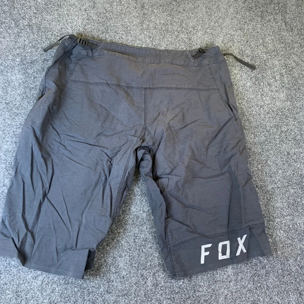 Fox Racing Indicator MTB Shorts Mens 36 Gray Adjustable Waist Technical